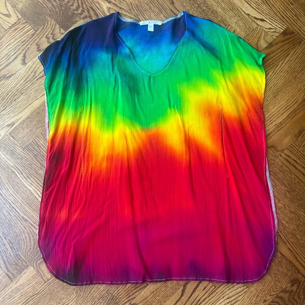 Kids Rainbow Cover-Up Swim Shirt - Multi